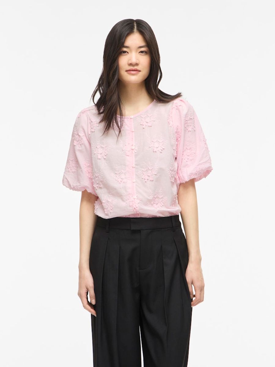 VIANTONETT O-NECK 2/4 SHIRT TOP CHERRY BLOSSOM