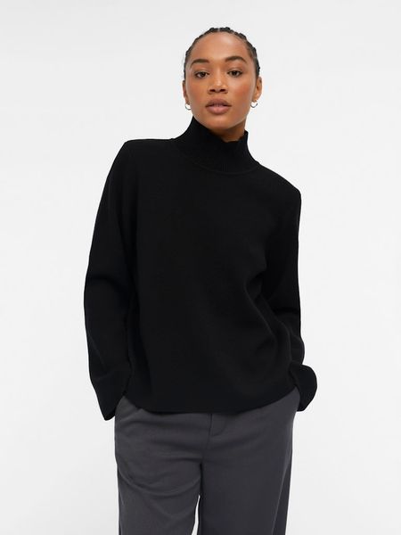 Hovedbilde OBJREYNARD HIGH NECK PULLOVER BLACK