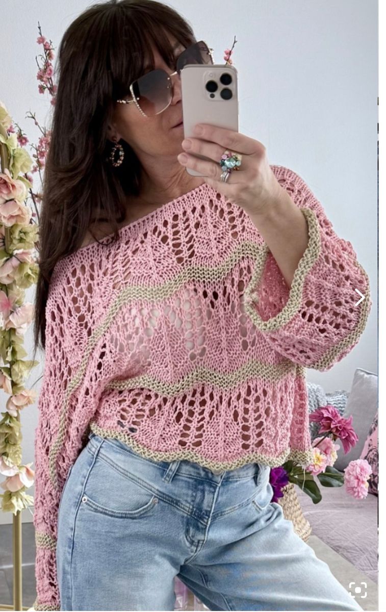 DARLING STRIKKA TOPP ROSA