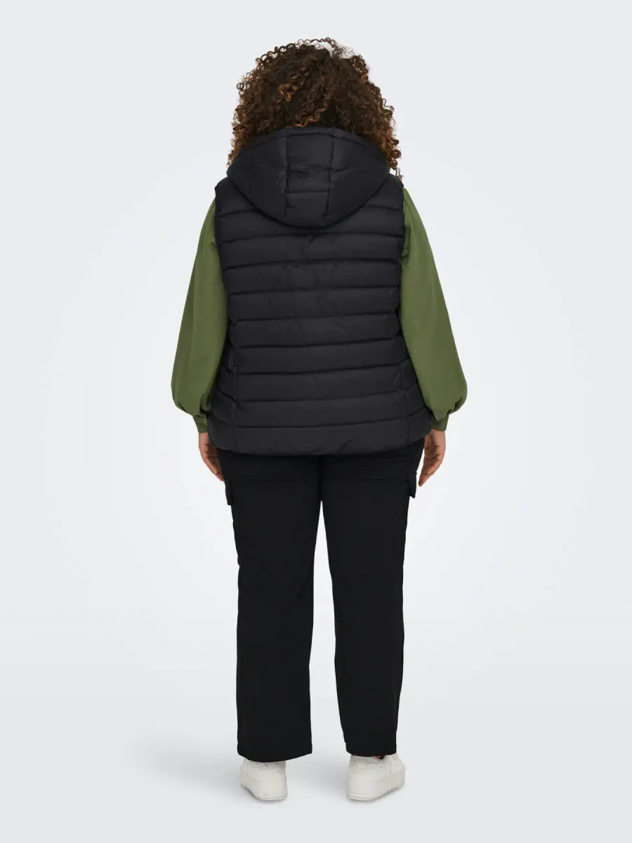 CARNEW TAHOE HOOD WAISTCOAT BLACK