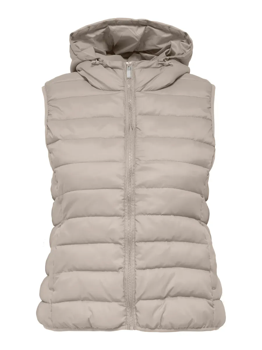 CARNEW TAHOE HOOD WAISTCOAT PUMICE STONE