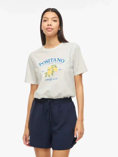 Hovedbilde VISYBILLA O-NECK S/S LEMON TOP/PB POSITANO VIC ...