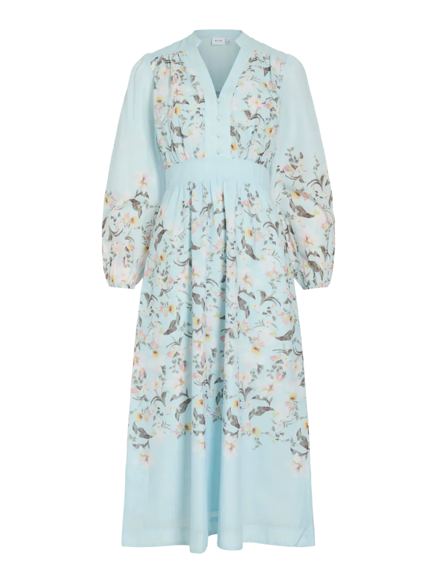 VIZANILA GIL L/S MIDI DRESS/DC/LN