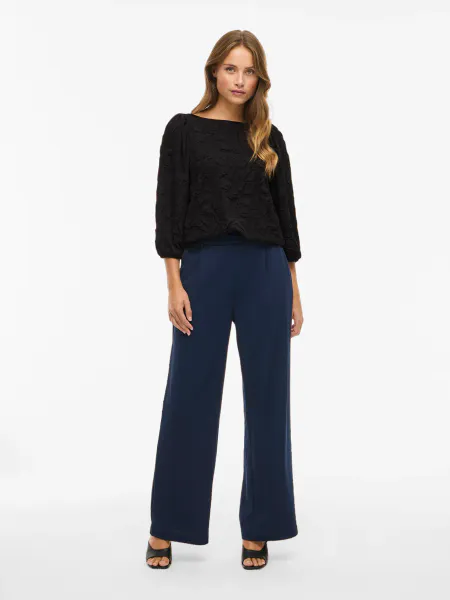 Hovedbilde VIDEVERA BOATNECK 3/4 TOP/R BLACK BEAUTY