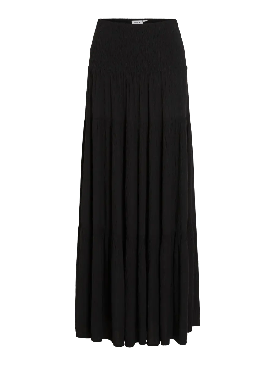 VINOVI MESA SMOCK MAXI SKIRT BLACK