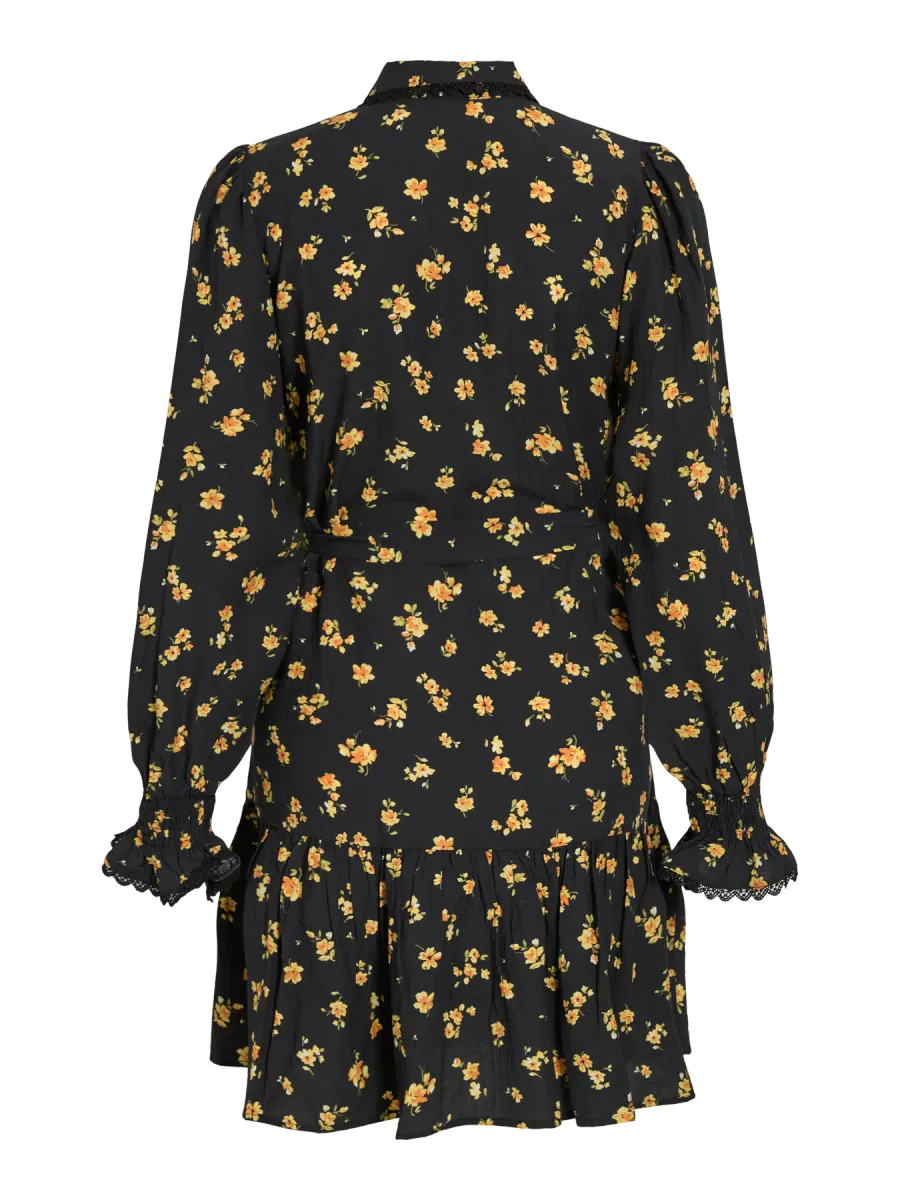 VICLO YLE L/S SHIRT DRESS/LN