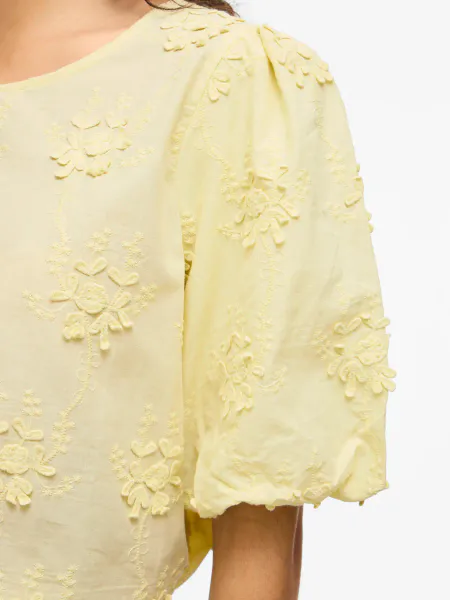 Hovedbilde VIANTONETT O-NECK 2/4 SHIRT TOP YELLOW