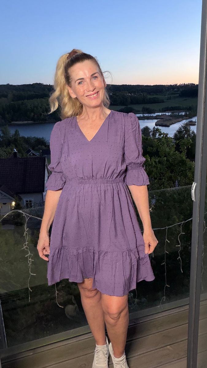 AMANDA SHORT DRESS PURPLE