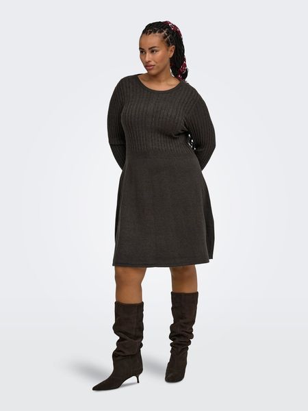 Hovedbilde CARFIA LS CABLE DRESS KNT CHOCOLATE