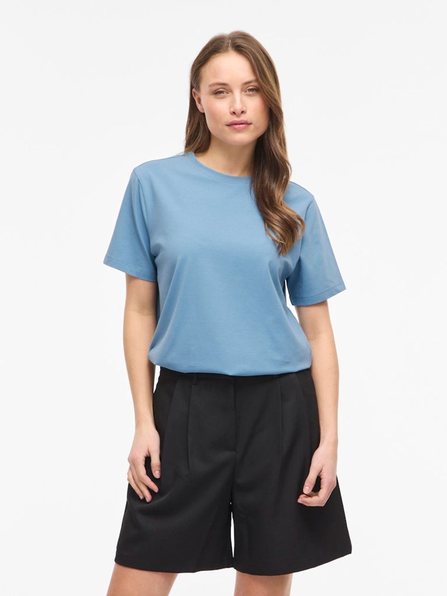  VINORA S/S T-SHIRT BLUE SHADOW