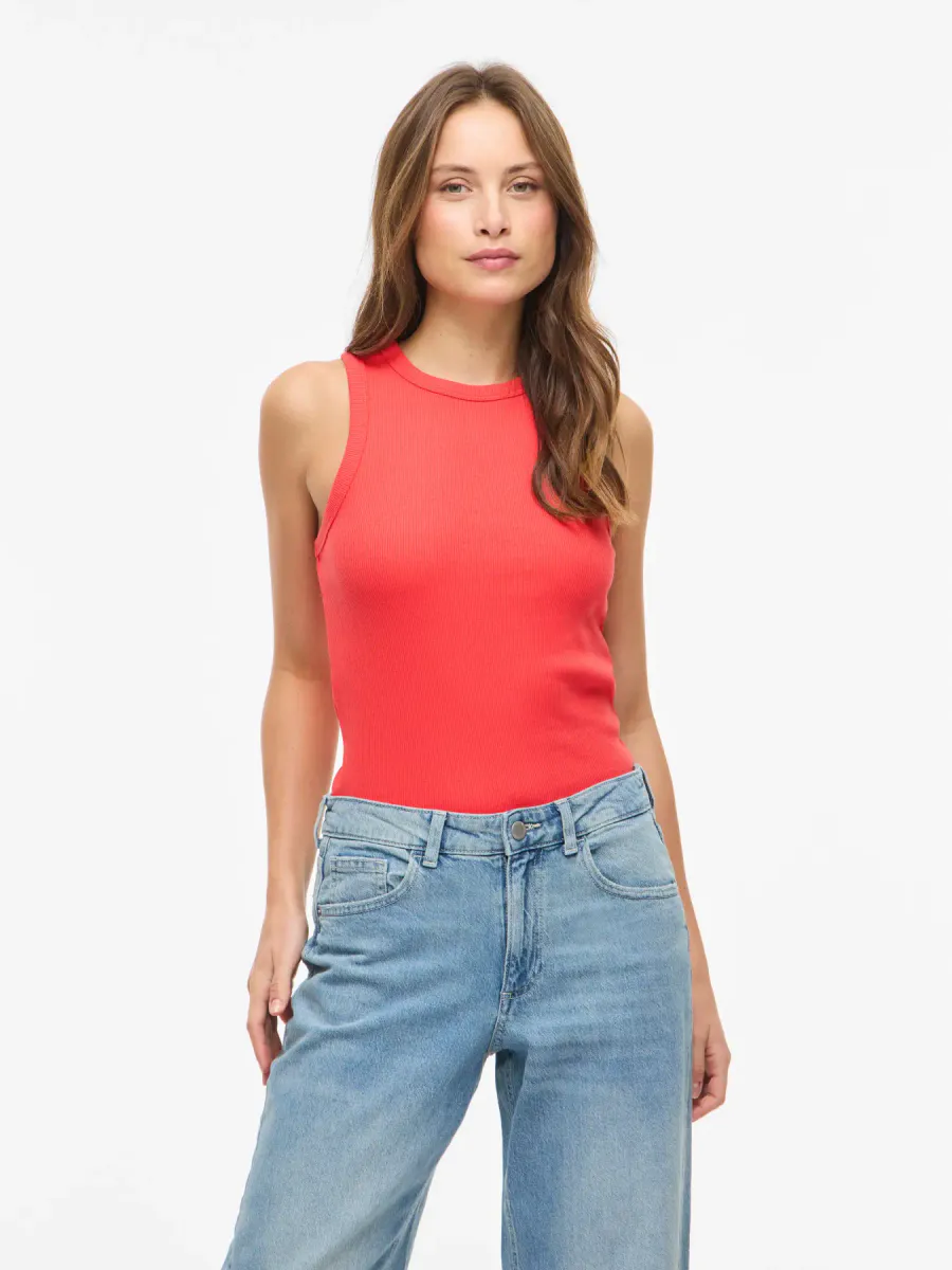 VISOLA S/L TANK TOP HIBISCUS