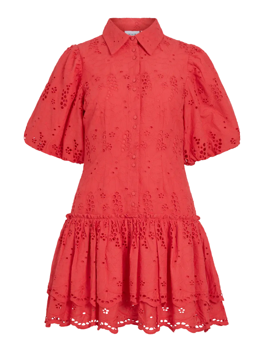 VISMILLA 2/4 SHORT DRESS/LN/1