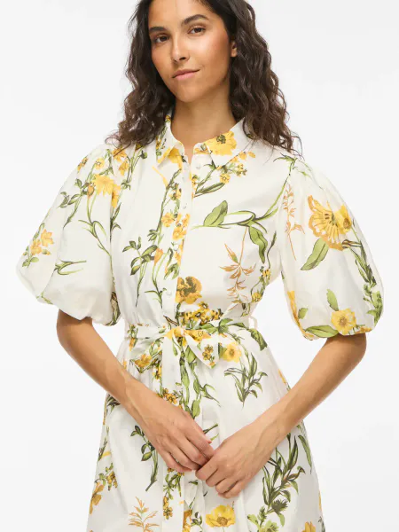 Hovedbilde  VIALINIA SOL 2/4 MIDI SHIRT DRESS/LN