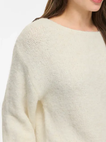Hovedbilde VIMARLEY L/S EMB KNIT PULLOVER EGRET