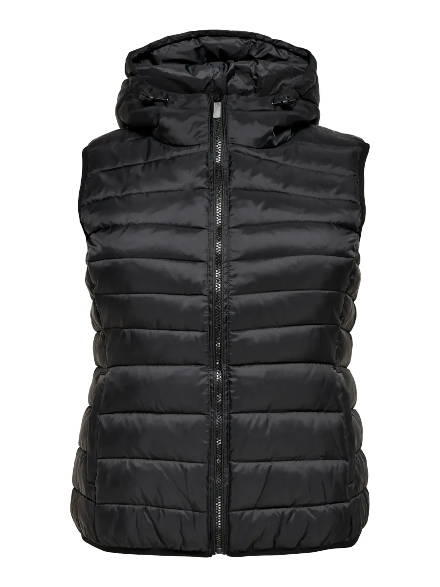 CARNEW TAHOE HOOD WAISTCOAT BLACK